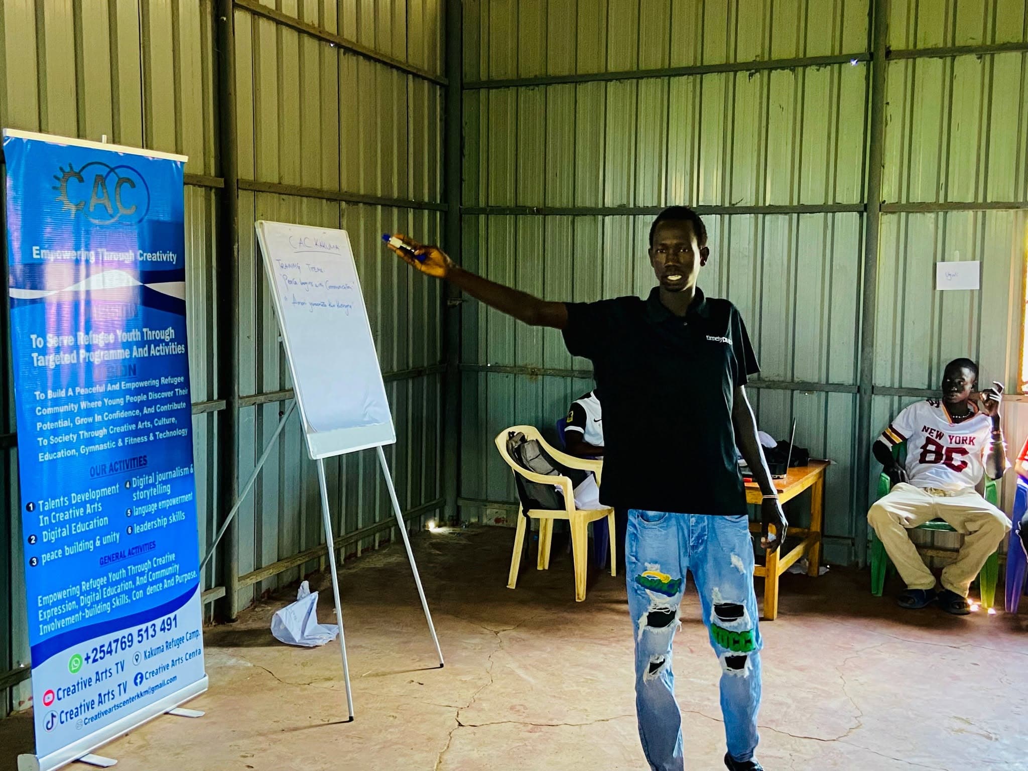 Young leaders training newer members